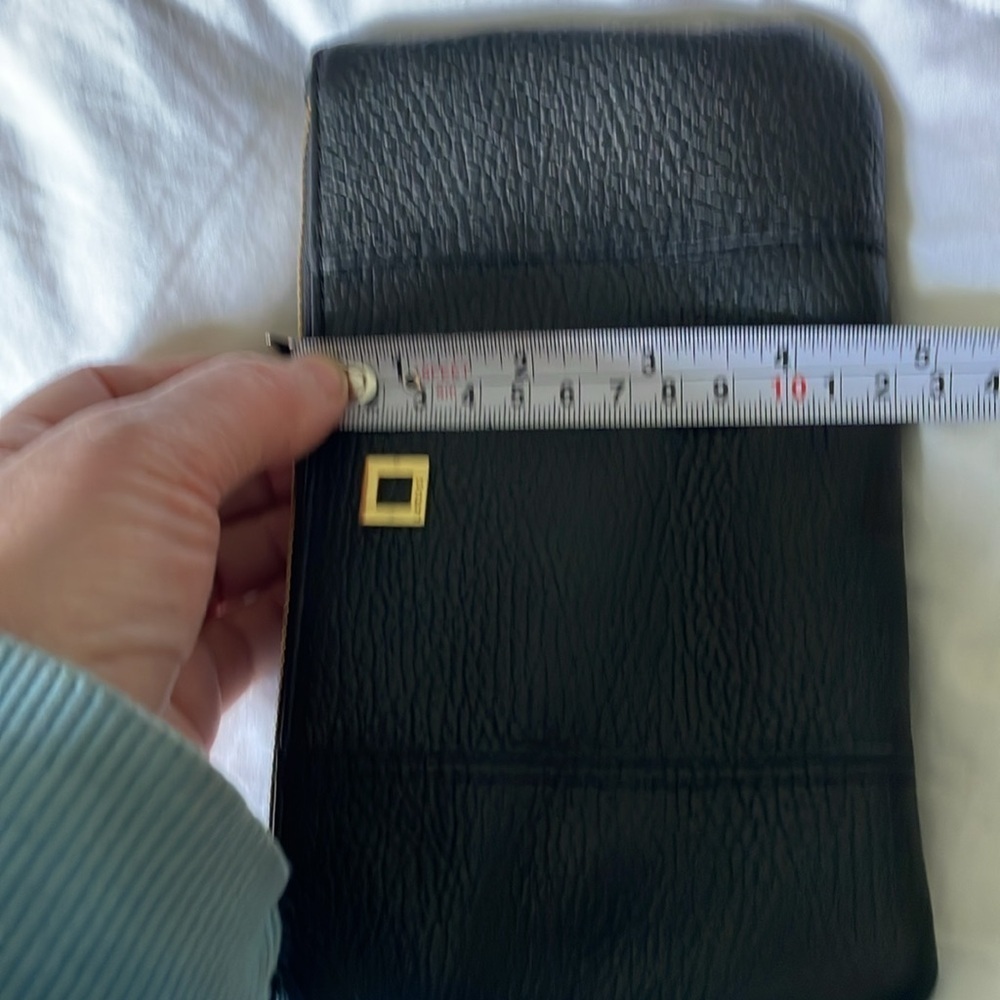 Lodis |Black|Olivia|Leather |Pebbled|Wristlet|Removable Card Stacker Insert|NWOT - Picture 14 of 16